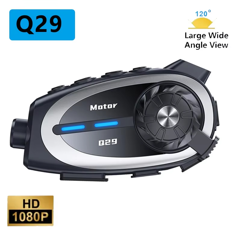 Helmet Communication System Camera - Q29 capacete da motocicleta interfone fone