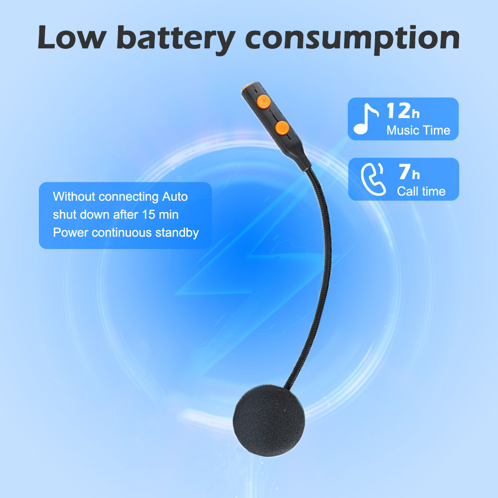 Helmet Bluetooth Headset Waterproof - Fone de Ouvido Bluetooth 5.3 Kihous