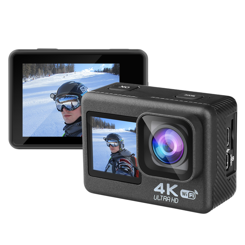 Helmet Camera 4K Wifi - Câmera de ação ultra hd 4k,