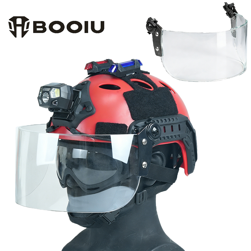 Helmet Headset Noise Cancellation - Máscara Protetora Facial BOOIU FAST de