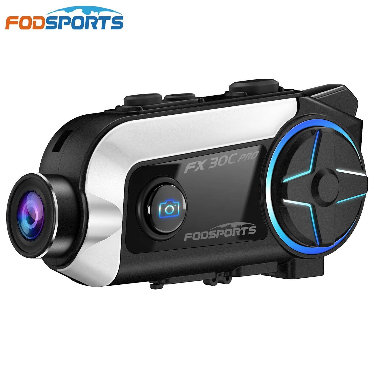 Motorcycle Intercom With Fm Radio - Intercomunicador Bluetooth para Motocicleta Fodsports FX30C