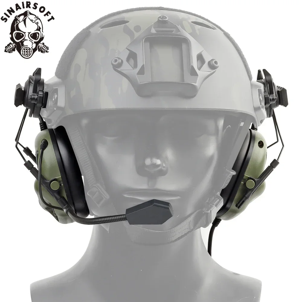Helmet Headset Noise Cancellation - Fone de ouvido tático gen5, sem