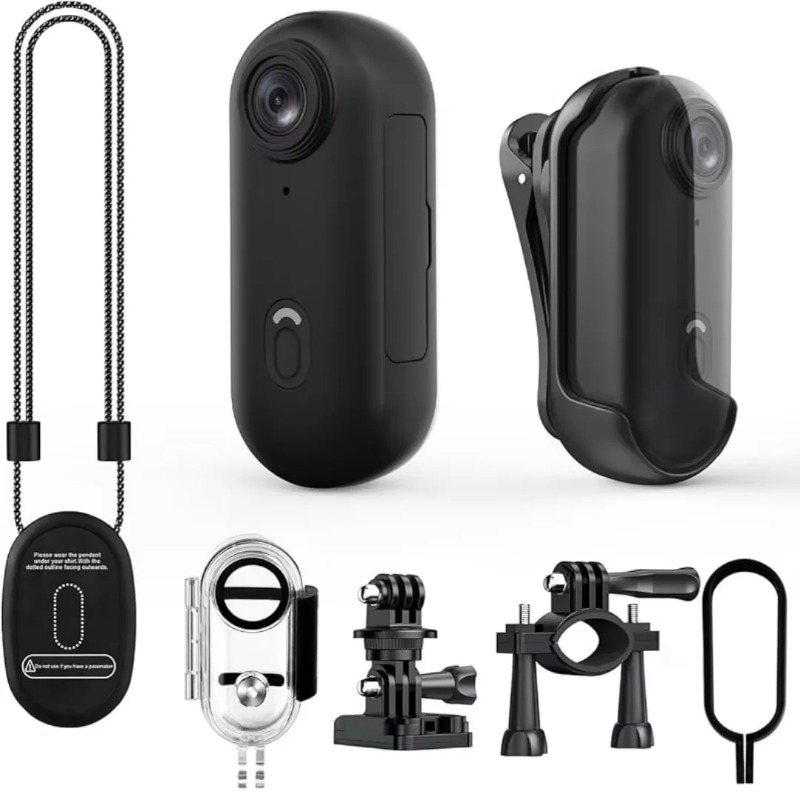Helmet Camera 4K Wifi - Mini câmera magnética de ação 4k,