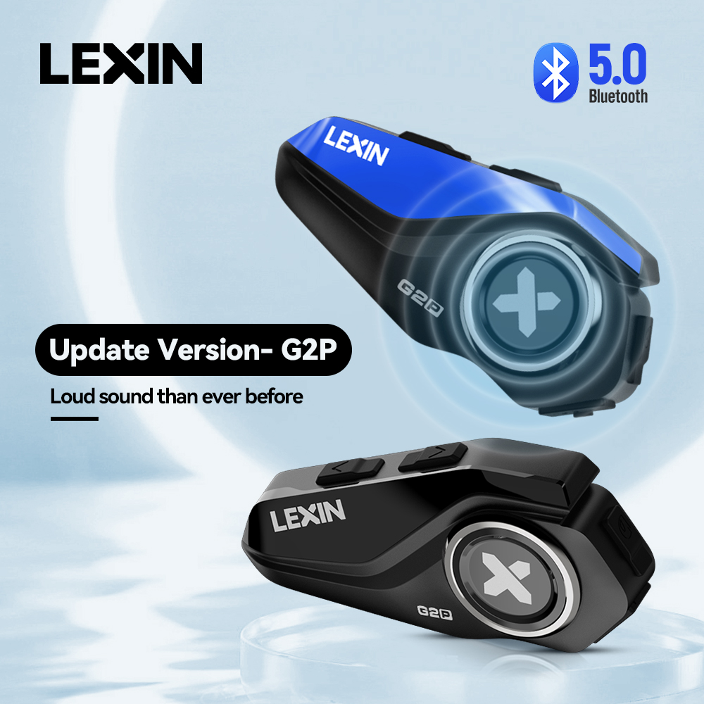 Motorcycle Helmet Intercom 6 Rider - Lexin-G2P Capacete de motocicleta Bluetooth Intercom