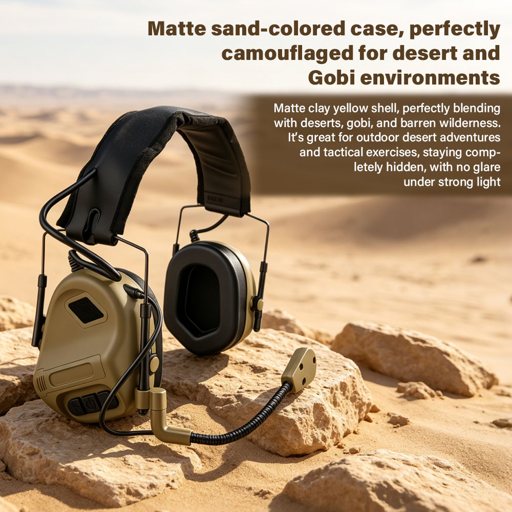 Helmet Headset Noise Cancellation - Fone de ouvido tático com redução