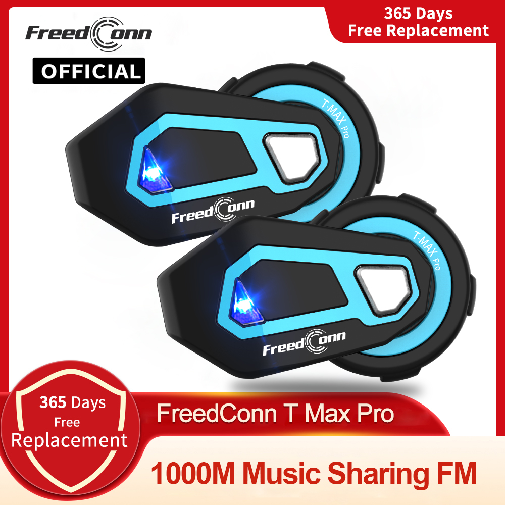 Freedconn-T Max Pro Intercomun - Motorcycle Helmet Intercom 6 Rider avaliação e preço