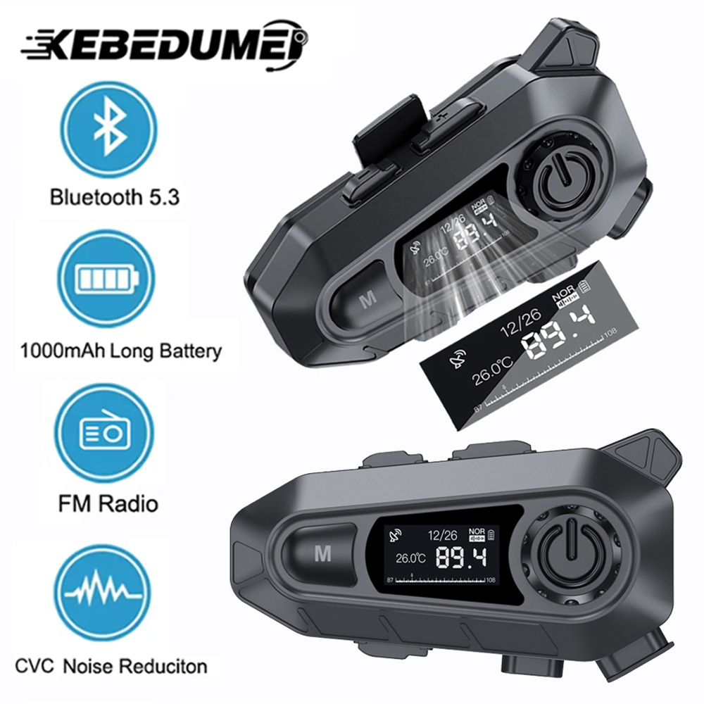 Motocicleta Capacete Headset c - Motorcycle Intercom With Fm Radio avaliação e preço