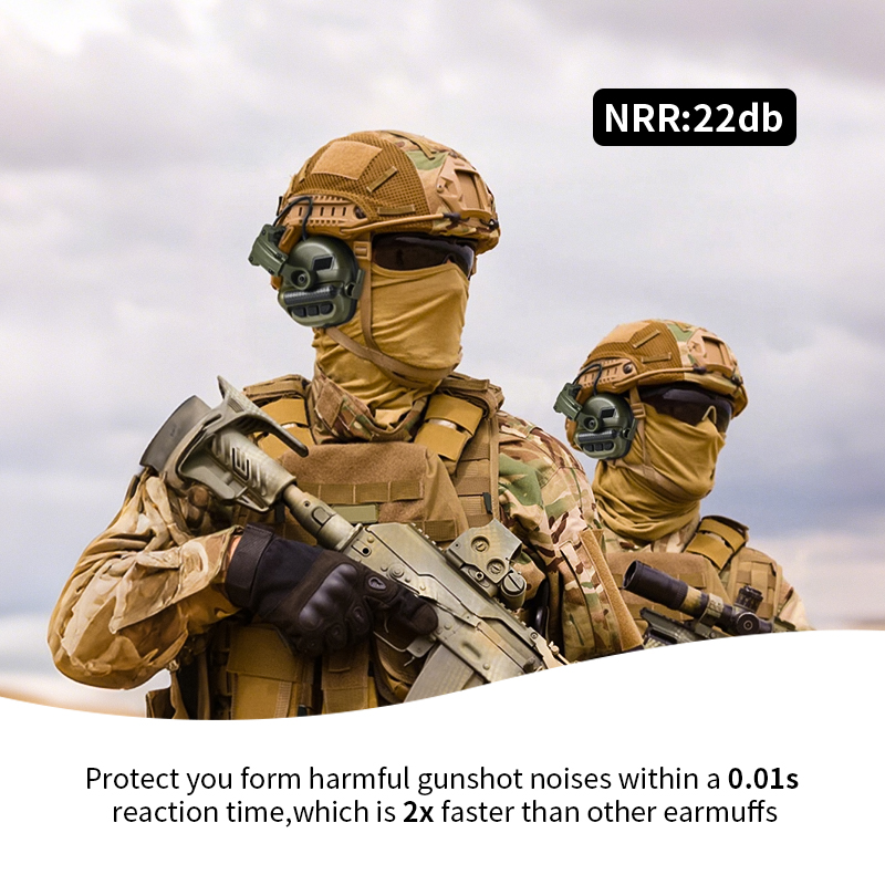 Protetores de orelha táticos A - Helmet Headset Noise Cancellation avaliação e preço