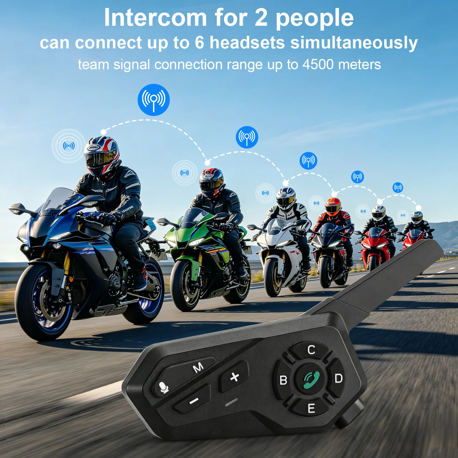 Novo capacete de motocicleta X - Motorcycle Helmet Intercom 6 Rider avaliação e preço