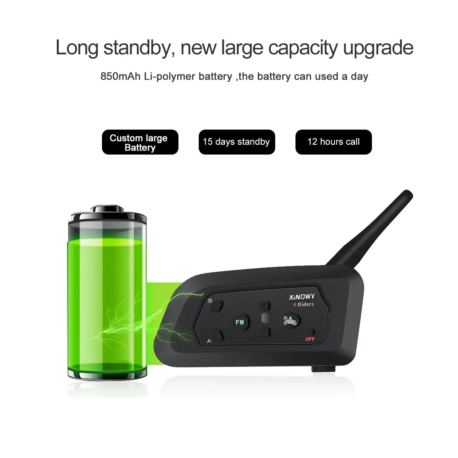 XINOWY 1-4PCS V4C Headset Full - Bluetooth Headset Helmet 1000M avaliação e preço