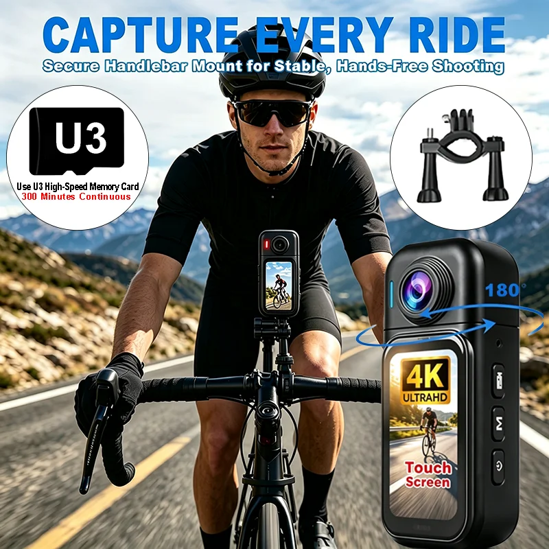 Câmera Mini para Esportes ao A - Helmet Camera 4K Wifi avaliação e preço