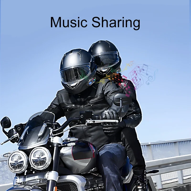 Motocicleta Capacete Intercom  - Bluetooth Headset Helmet 1000M avaliação e preço