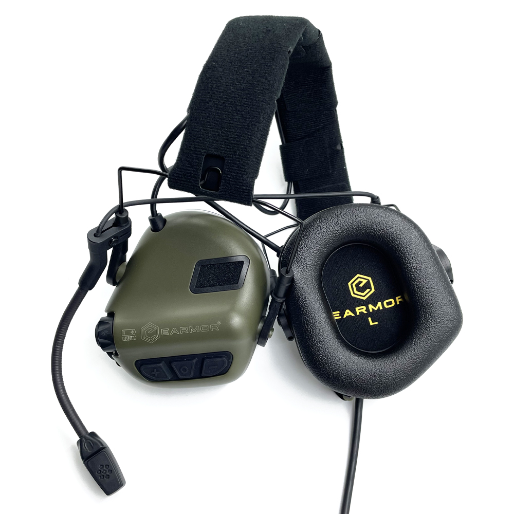 Novo earmor tático fone de ouv - Helmet Headset Noise Cancellation avaliação e preço
