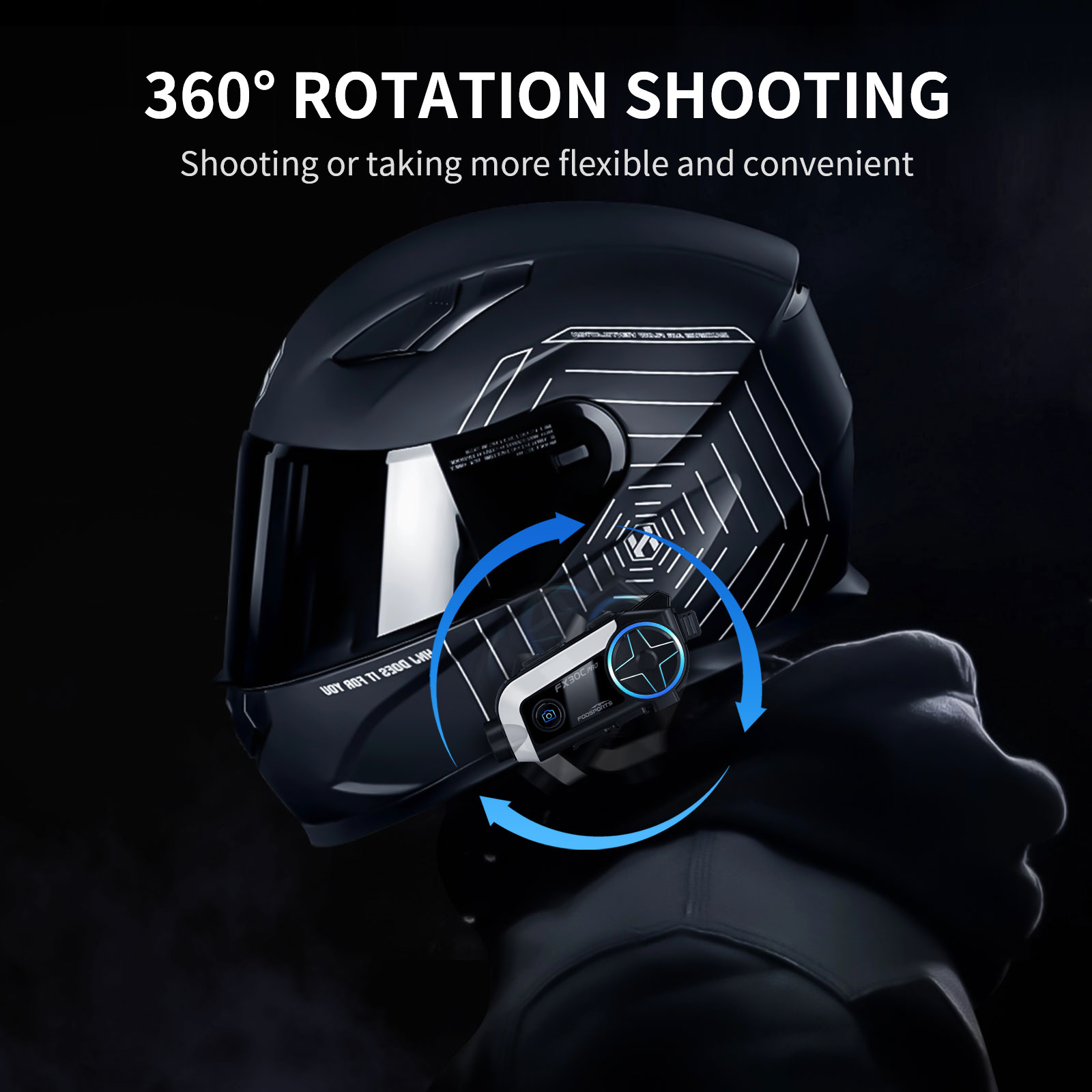 Fodsports fx30c pro interfone  - Helmet Communication System Camera avaliação e preço