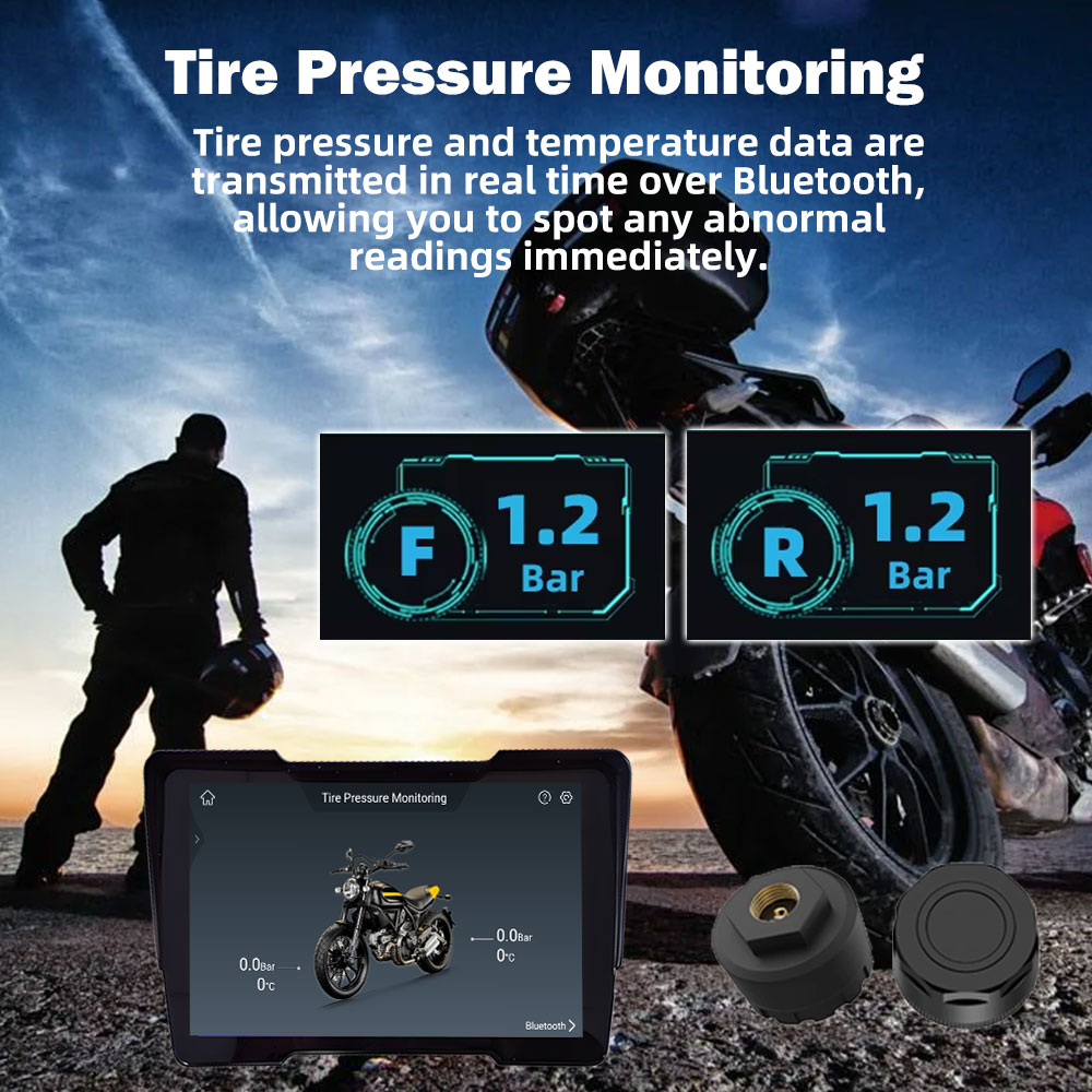 Tela de Navegação Android 12 p - Motorcycle Gps Navigator Waterproof avaliação e preço