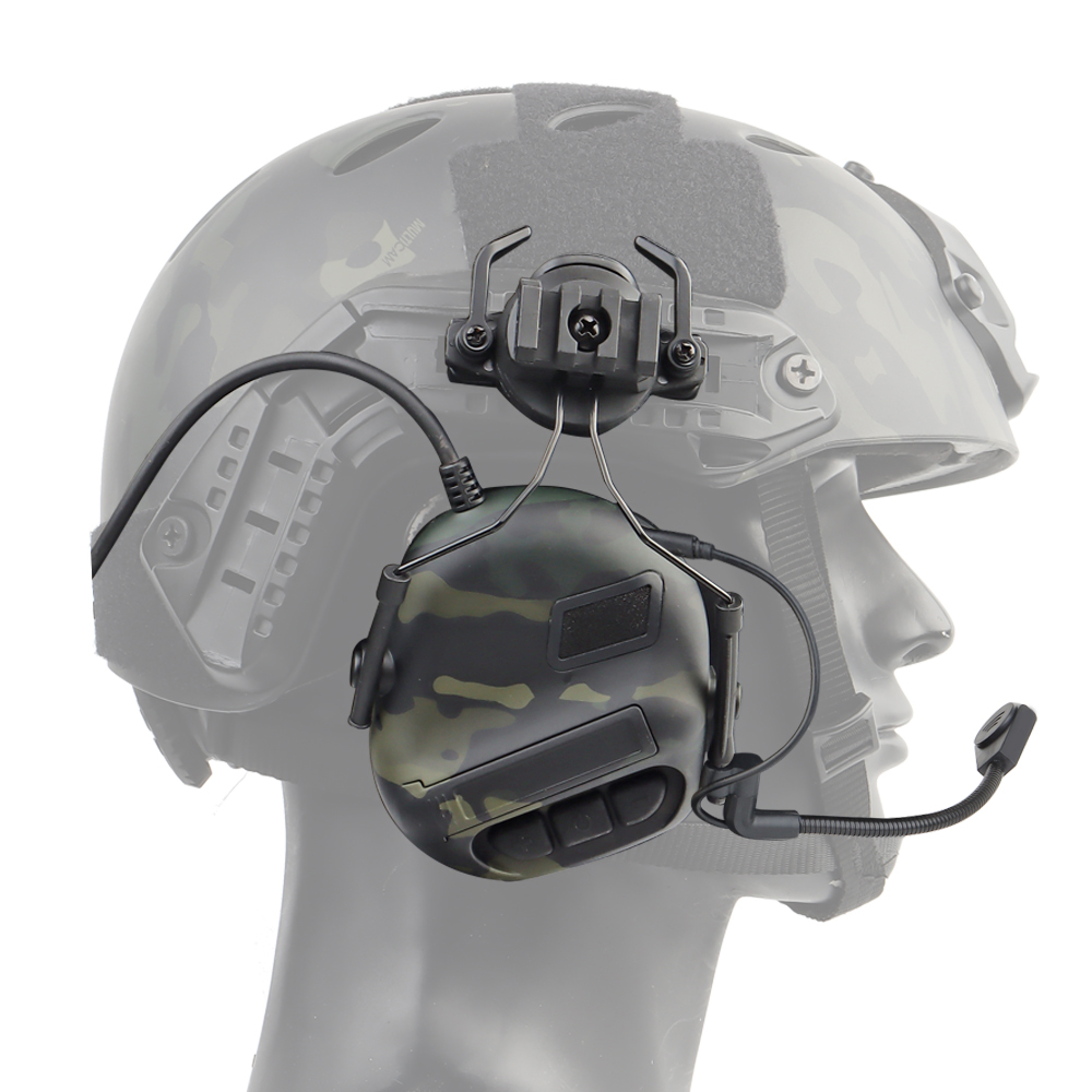 Lpred capacete tático fone de  - Helmet Headset Noise Cancellation avaliação e preço