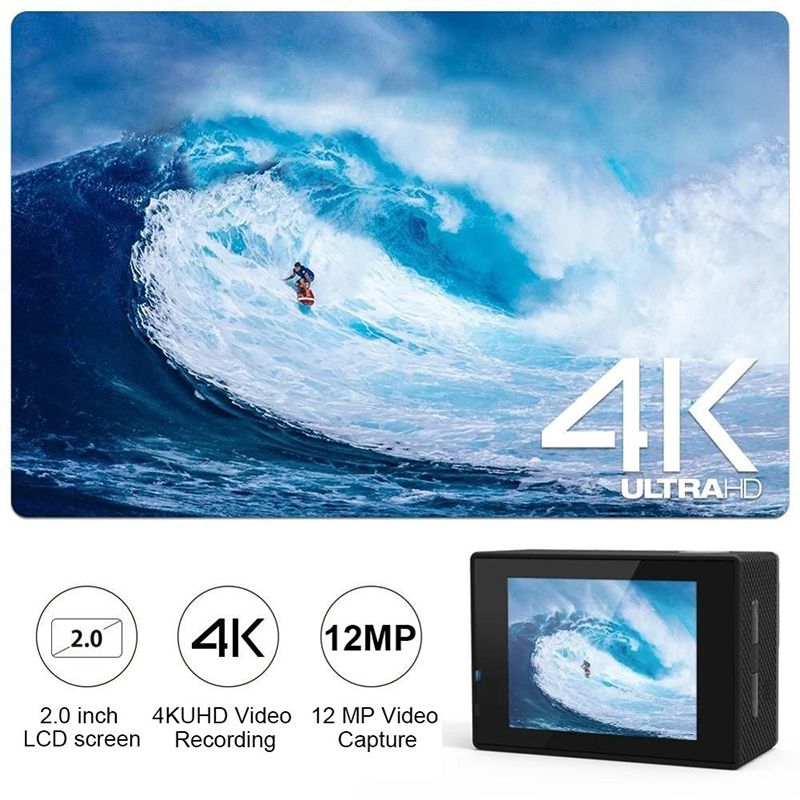 Câmera de ação ultra hd 4k/30f - Helmet Communication System Camera avaliação e preço
