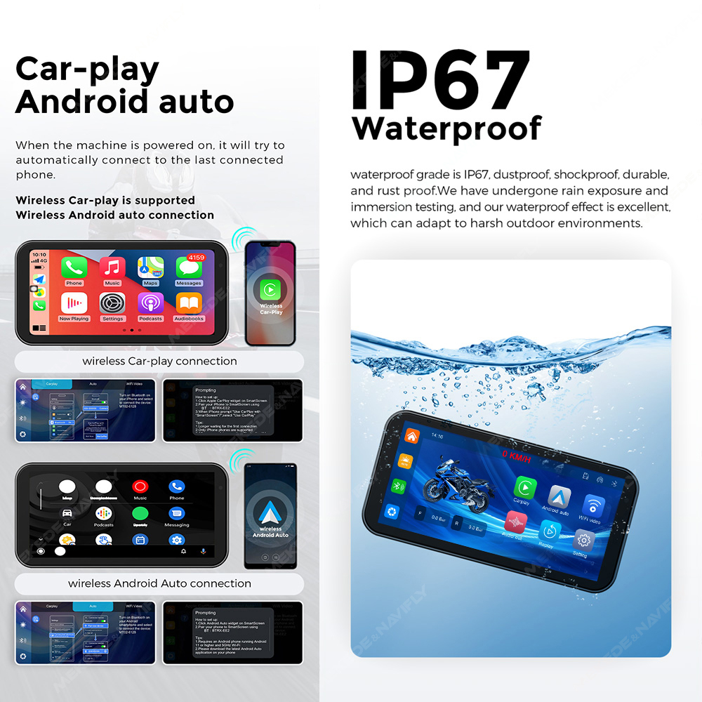 Navifly portátil 6.25 polegada - Motorcycle Gps Navigator Waterproof avaliação e preço