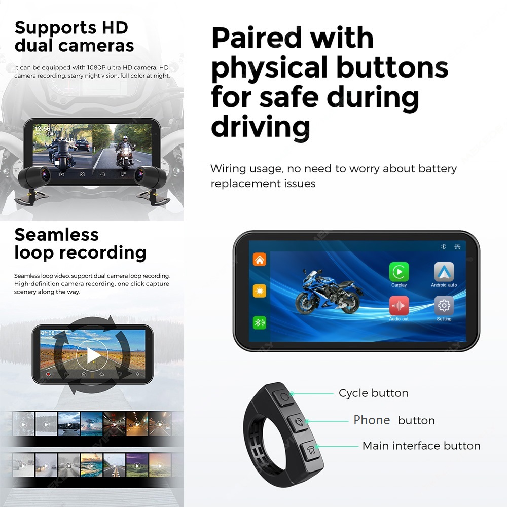 Navifly portátil 6.25 polegada - Motorcycle Gps Navigator Waterproof avaliação e preço