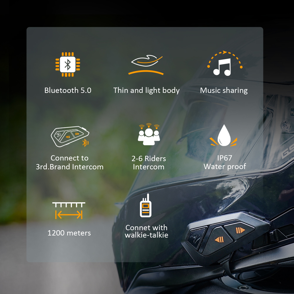 FreedConn Group Motocicleta In - Motorcycle Intercom With Fm Radio avaliação e preço