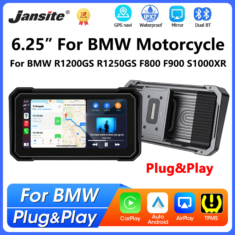 Navegação GPS Portátil Jansite - Motorcycle Gps Navigator Waterproof avaliação e preço