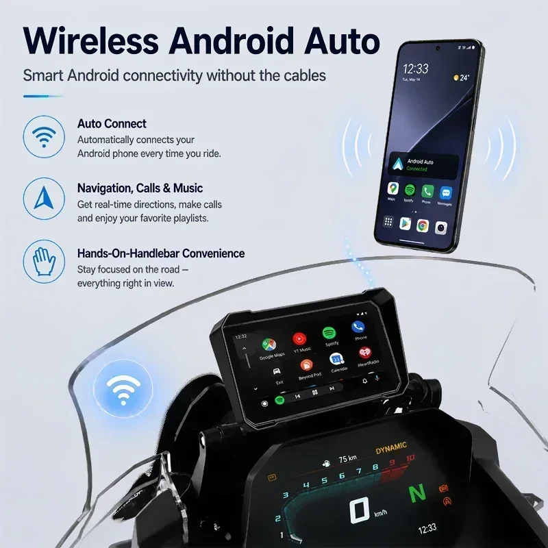Navegação GPS Portátil Jansite - Motorcycle Gps Navigator Waterproof avaliação e preço