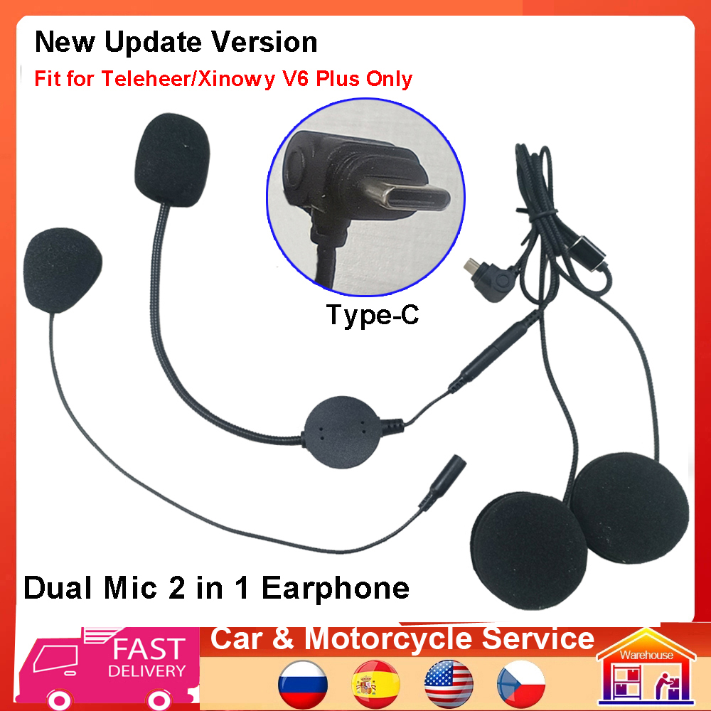 Fone de ouvido tipo C 2 em 1 c - Bluetooth Headset Helmet 1000M avaliação e preço