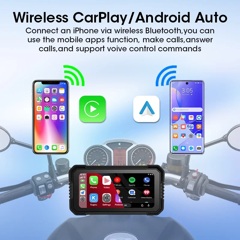 Tela carplay de 6.25 polegadas - Motorcycle Gps Navigator Waterproof avaliação e preço