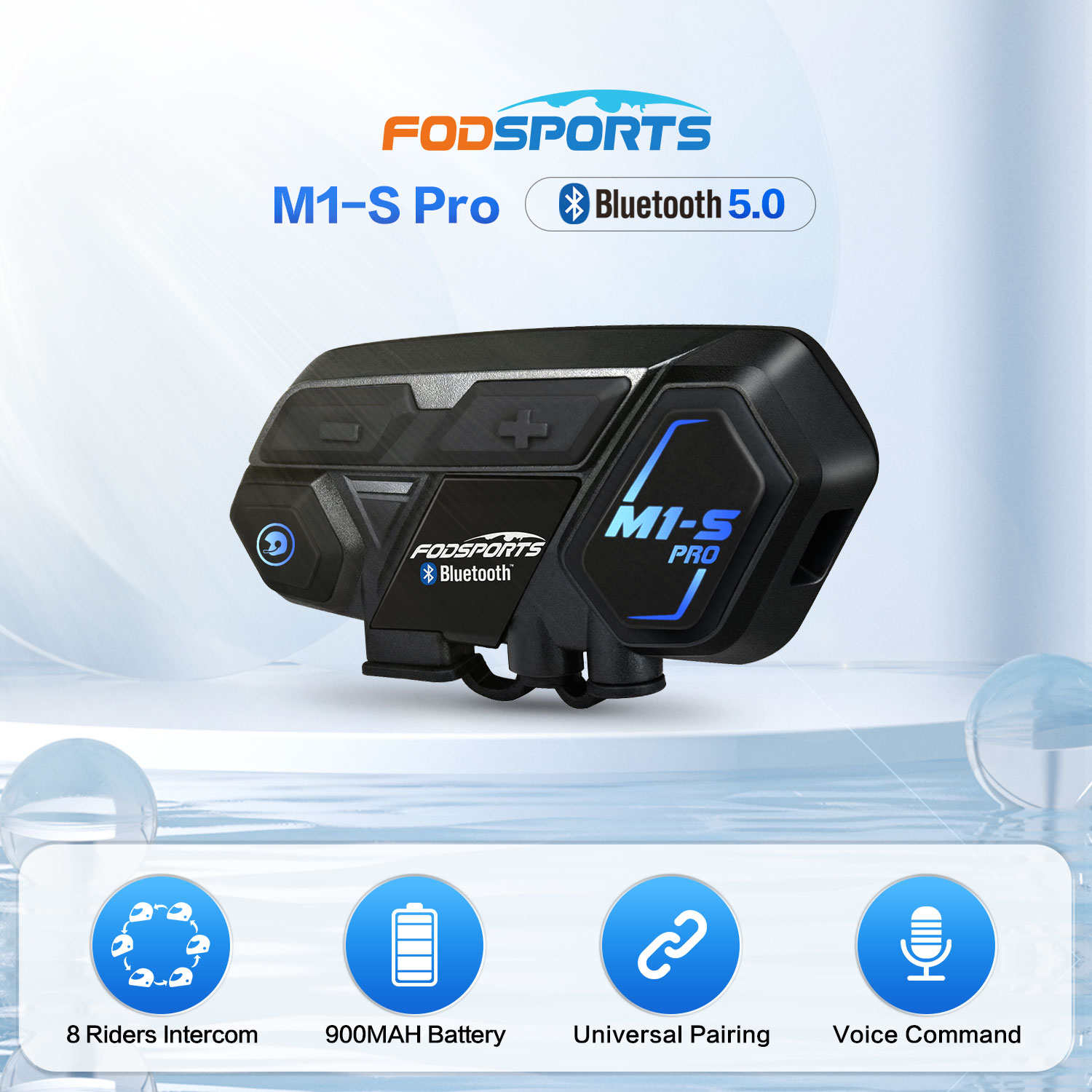 Fodsports M1-S Pro Interfone C - Motorcycle Intercom Mesh 2000M avaliação e preço