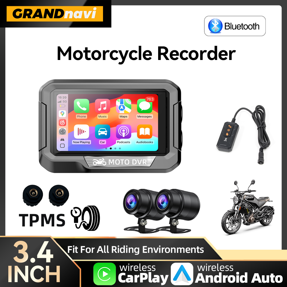 Portátil 3.4 polegada motocicl - Motorcycle Gps Navigator Waterproof avaliação e preço