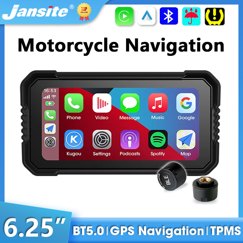 Jansite 6,25'' Painel Digital  - Motorcycle Gps Navigator Waterproof avaliação e preço