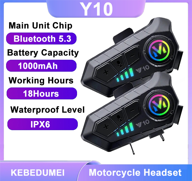 Fone de Ouvido Bluetooth 5.3 p - Motorcycle Intercom With Fm Radio avaliação e preço