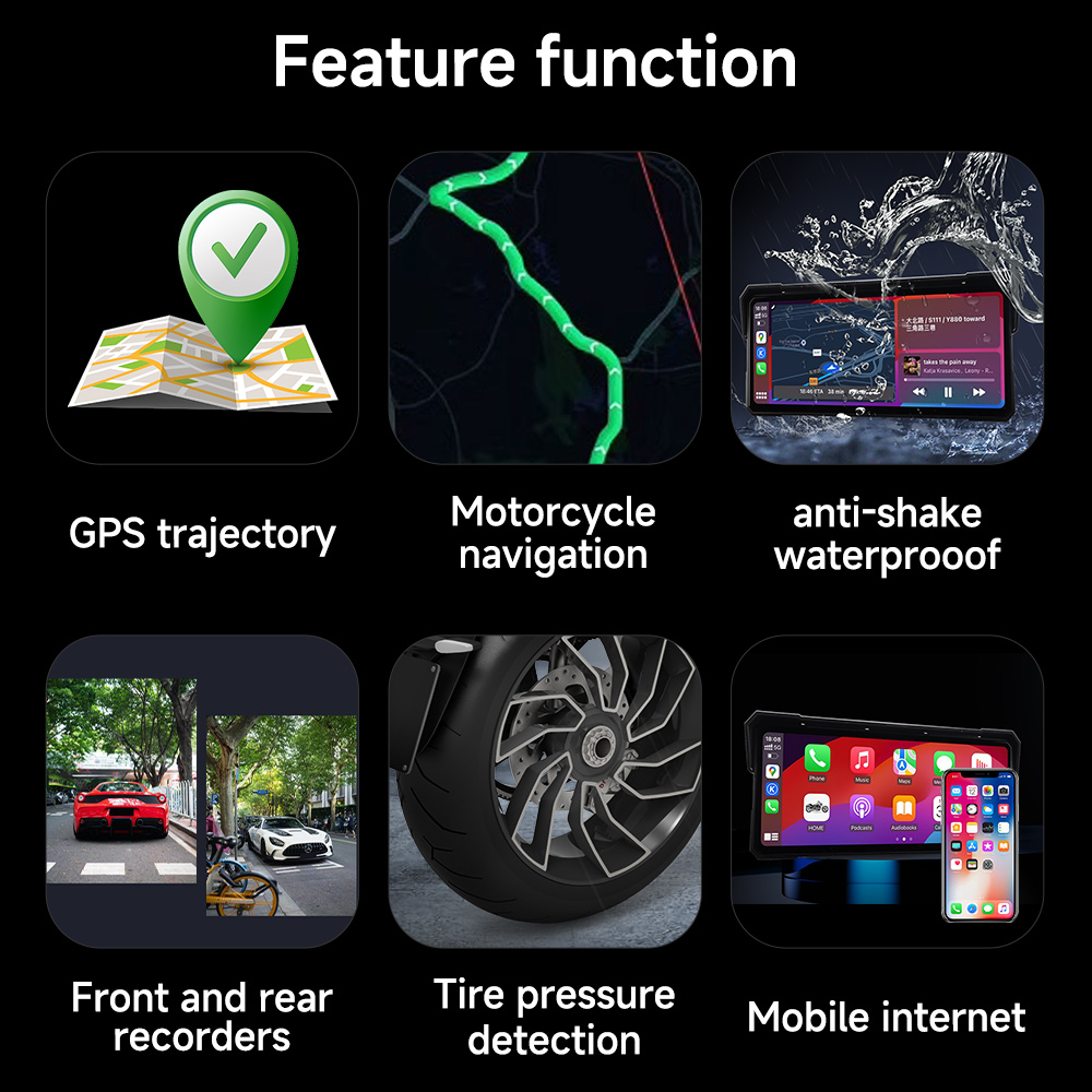 Reprodutor multimídia para mot - Motorcycle Gps Navigator Waterproof avaliação e preço