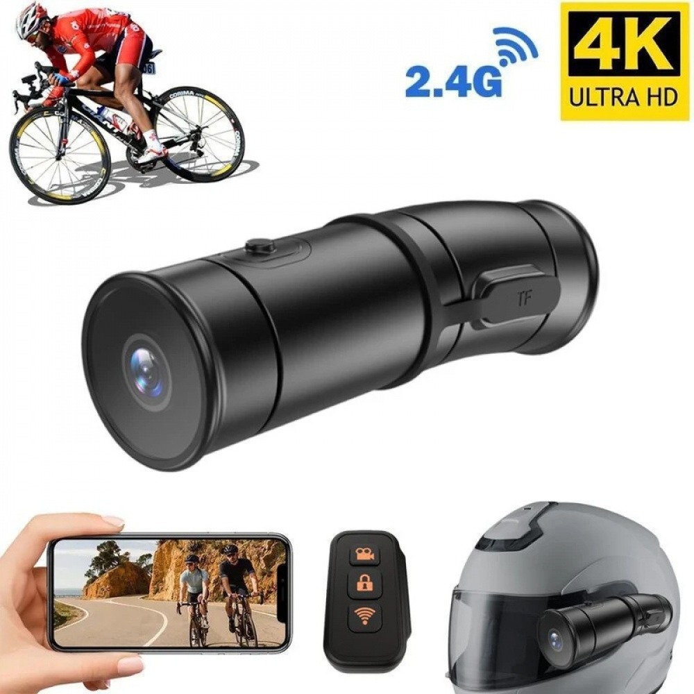 Câmera de painel para capacete - Helmet Camera 4K Wifi avaliação e preço