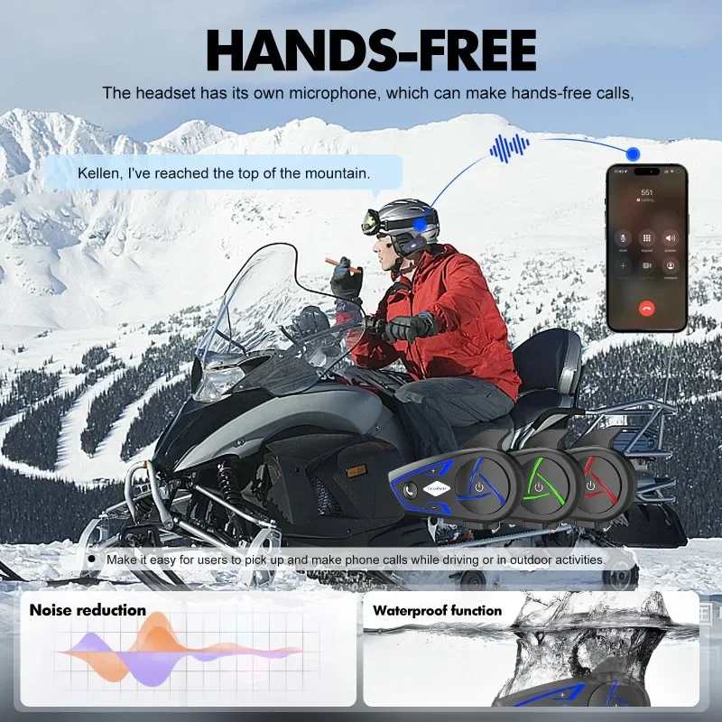 Intercomunicador para capacete - Helmet Bluetooth Headset Waterproof avaliação e preço